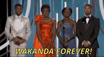 wakanda forever GIF by Golden Globes