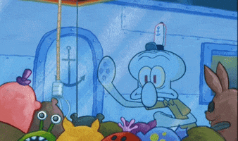 spongebob squarepants college GIF