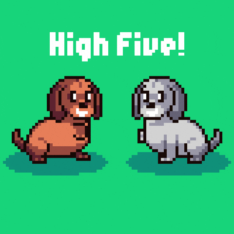 Well Done Win GIF by Abstract HotDogs