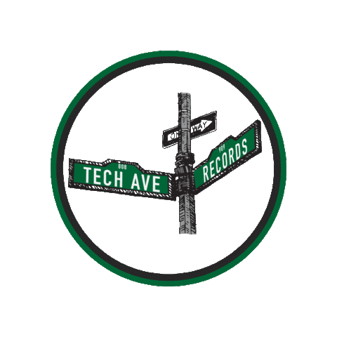 City Techno Sticker by Tech Avenue Records
