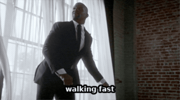 Walking Fast Here We Go GIF by potashtwins