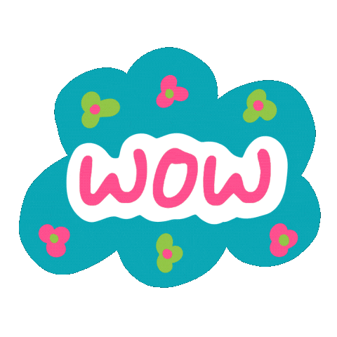 Pink Wow Sticker