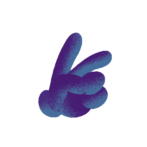 Peace Hand Sticker by Goodies Kids Snacks