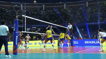 Brazil Wow GIF by Volleyball World