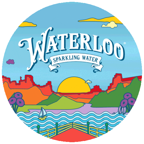 Flavortown Sticker by Waterloo Sparkling Water