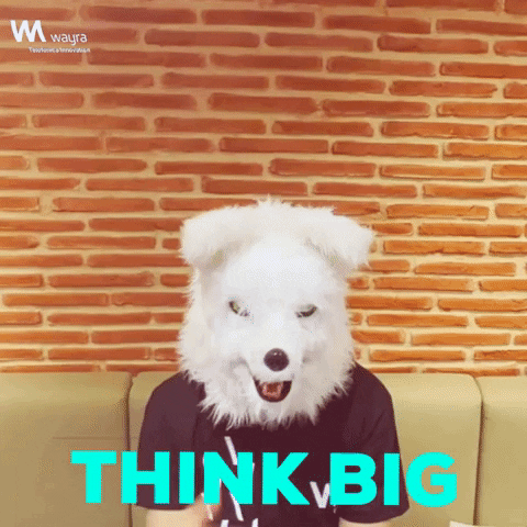 Think Big Wolf GIF by Wayra