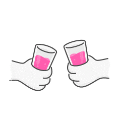Celebrate Happy New Year Sticker by Lemonade
