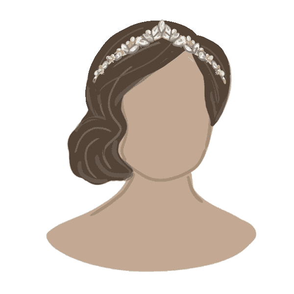 Wedding Crown Sticker by Laura Jayne Bride