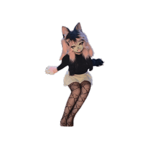 Creepy Cute Meow Sticker