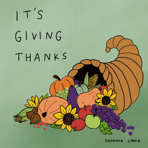 Giving Give Thanks GIF by Susanne Lamb