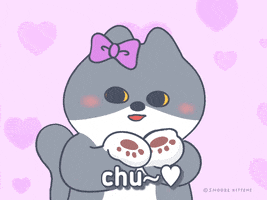 Heart Love GIF by Snooze Kittens