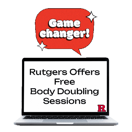 Rutgers Bodydouble Sticker by rustudenthealth