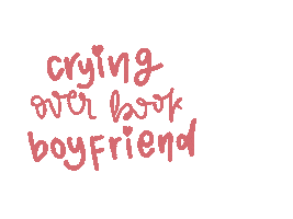 Book Crying Sticker
