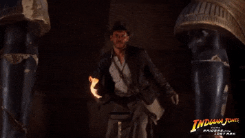 Harrison Ford Fire GIF by Indiana Jones