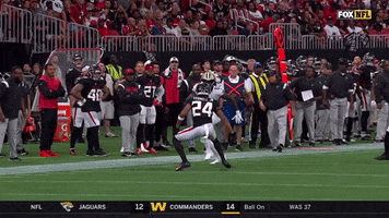 High Jump Football GIF by New Orleans Saints