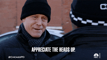 Heads Up Appreciation GIF by One Chicago