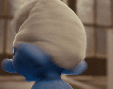 If a Smurf starts to choke what color it will it become