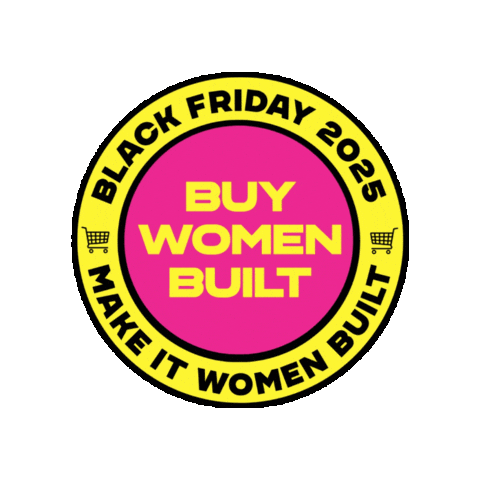 Black Friday Sticker by Buy Women Built