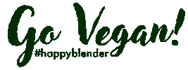 Go Vegan Sticker by Happy Blender