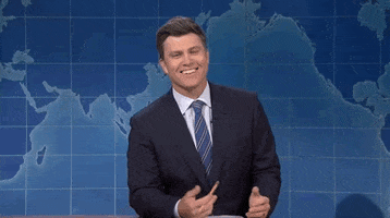 Colin Jost Shrug GIF by Saturday Night Live