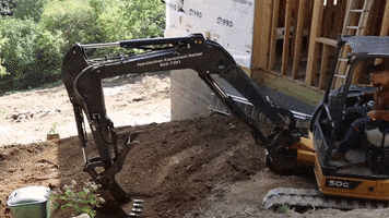 Excavator Excavating GIF by JC Property Professionals