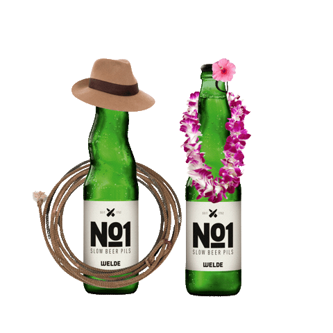 Cowboy Hawaii Sticker by Welde Braumanufaktur