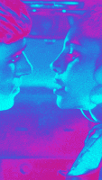 french kiss neon GIF by Example