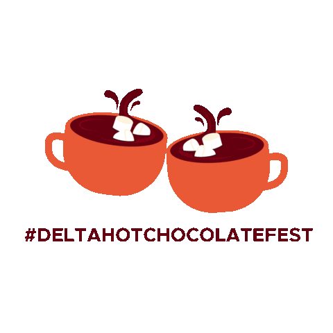 Delta Hot Chocolate Fest Sticker
