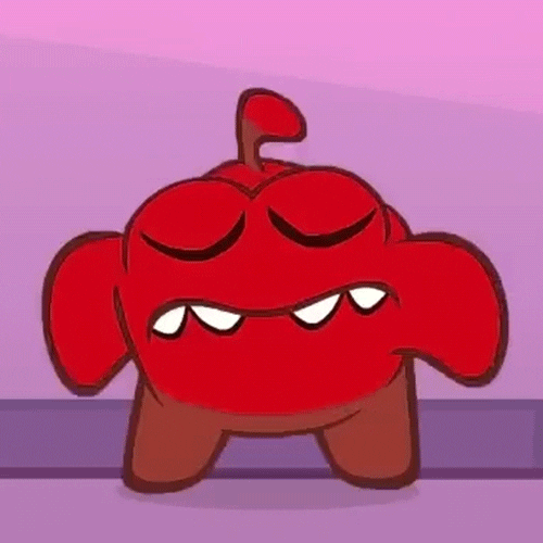 Tired Exhale GIF by Om Nom