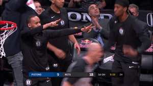 brooklyn nets clapping GIF by NBA