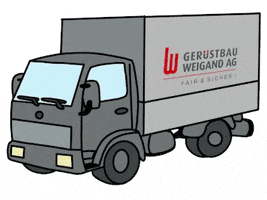 Truck Baustelle GIF by Gerüstbau Weigand AG