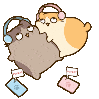 Cats Sticker by Bichi Mao