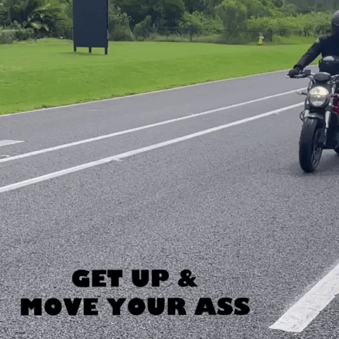 mebjojo motorcycle ducati getup keepmoving GIF