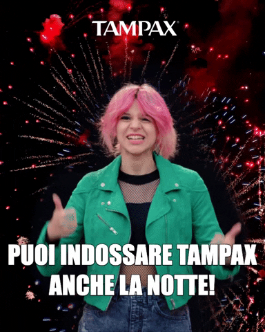 Party Fun GIF by Tampax Italia