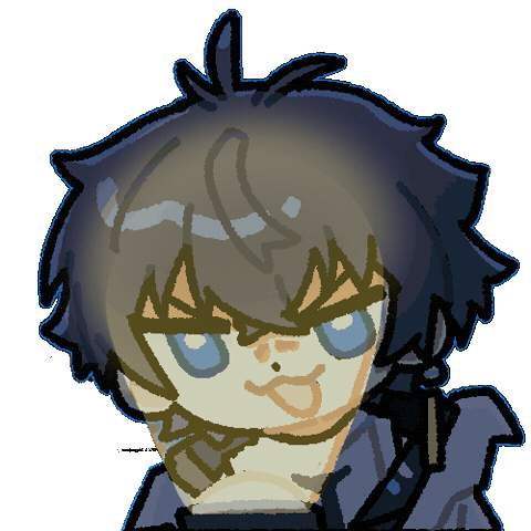 Chibi Smirk Sticker