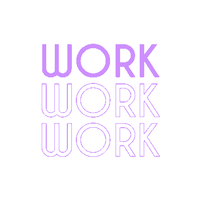 Work Working Sticker