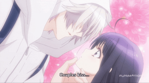 Kiss Anime Couple GIF - Kiss Anime Couple - Discover & Share GIFs