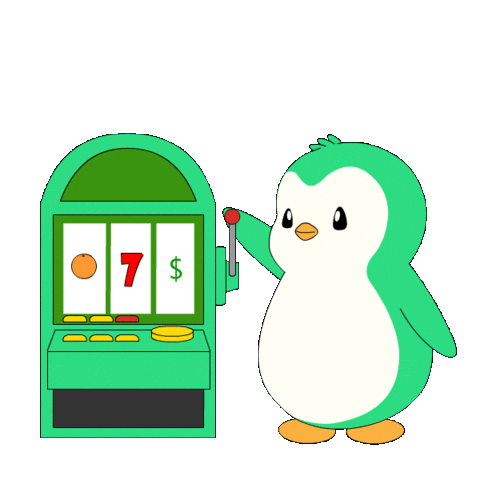 Slot Machine Win Sticker by Abster