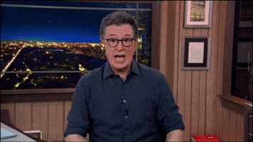 Stephen Colbert Air Quotes GIF by The Late Show With Stephen Colbert