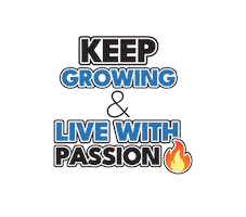 Passion Keep Growing Sticker by studentlifeacademy