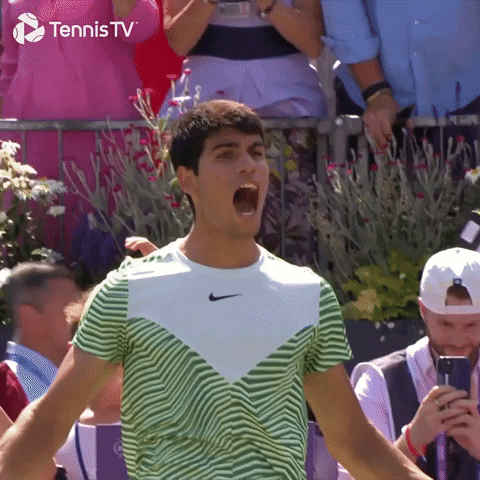 Happy Scream GIF by Tennis TV