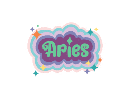 Astrology Aries Sticker by Talkingoutofturn