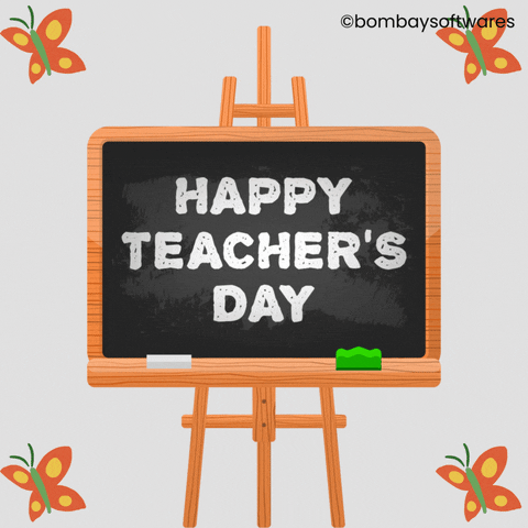 Teachers Day Teacher GIF by Bombay Softwares