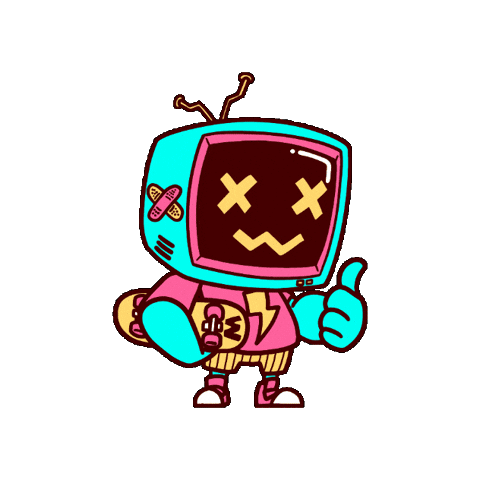 Tvy Sticker by Waffle Up