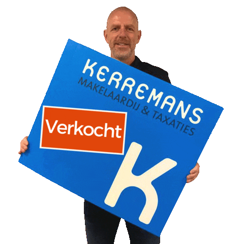 Makelaar Verkocht Sticker by Kerremans Makelaardij