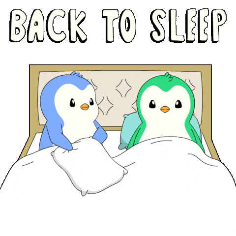 Hitting Good Night Sticker by Abster