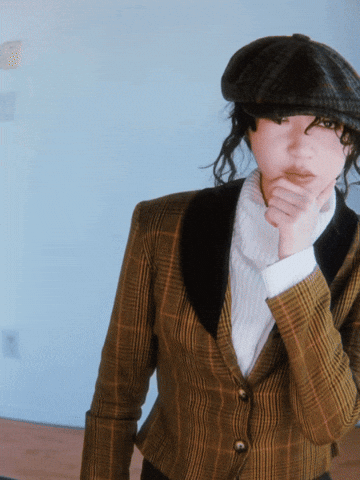 Beautiful Girl Flirting GIF