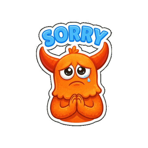 Sorry Forgive Me Sticker by Momo & Tulus