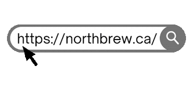 North Brew Coffee Sticker