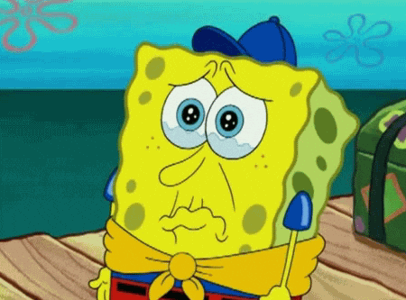 Giphy - Sad Tears GIF by SpongeBob SquarePants